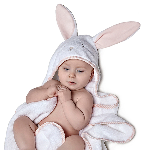 Perina Bunny Pink - Детское банное полотенце - изображение 6 | Labebe