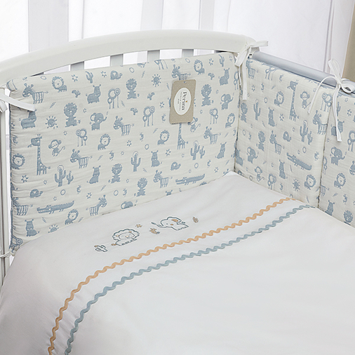 Perina Toys Animals Blue - Baby Bedding Set - image 4 | Labebe