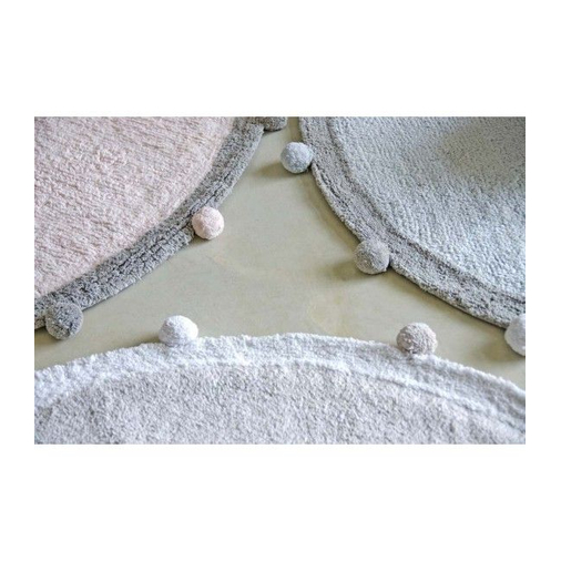 Lorena Canals Bubbly Soft Grey - Washable handmade rug - image 5 | Labebe