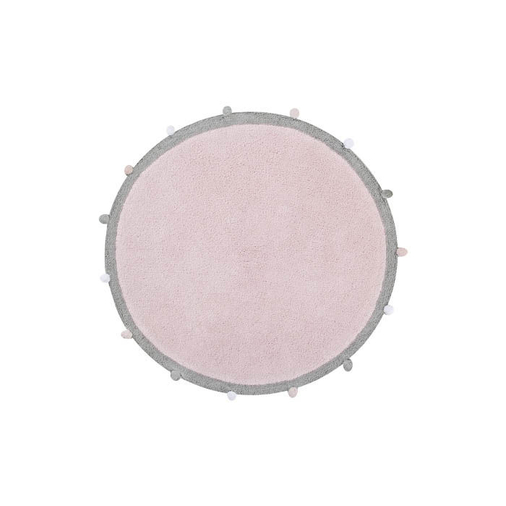Lorena Canals Bubbly Soft Pink - რეცხვადი ხელნაქსოვი ხალიჩა - image 1 | Labebe