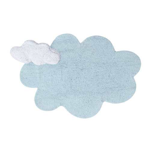 Lorena Canals Puffy Dream Blue - Washable handmade rug - image 1 | Labebe