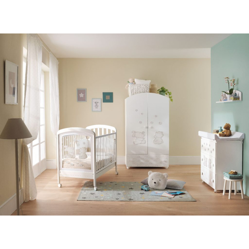 Pali Dodo Bianco - Детская кроватка на колесиках - изображение 1 | Labebe