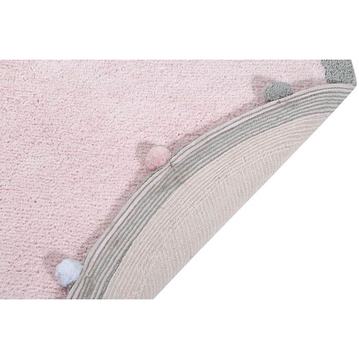 Lorena Canals Bubbly Soft Pink - Washable handmade rug - image 5 | Labebe
