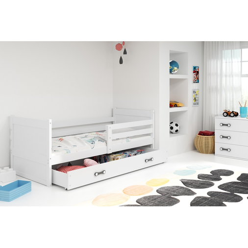 Interbeds Rico White - Teen's wooden bed - image 2 | Labebe
