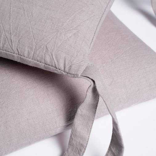 Perina Soft Cotton Grey-Lilac - საბავშვო საწოლის ბამპერები - image 7 | Labebe