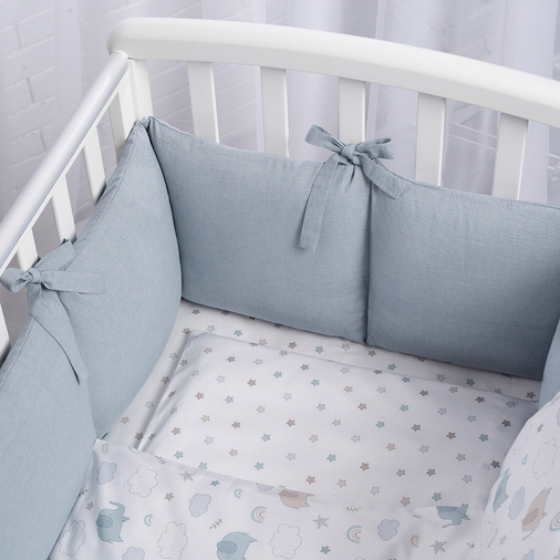 Perina Fancy Blue - Комплект детского постельного белья - изображение 4 | Labebe