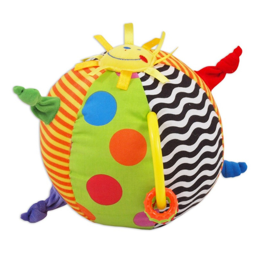 Baby Mix Plush Ball - სასეირნო რბილი სათამაშო - image 1 | Labebe