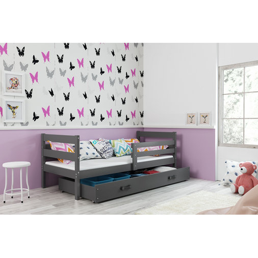 Interbeds Eryk Graphite - Teen's wooden bed - image 2 | Labebe