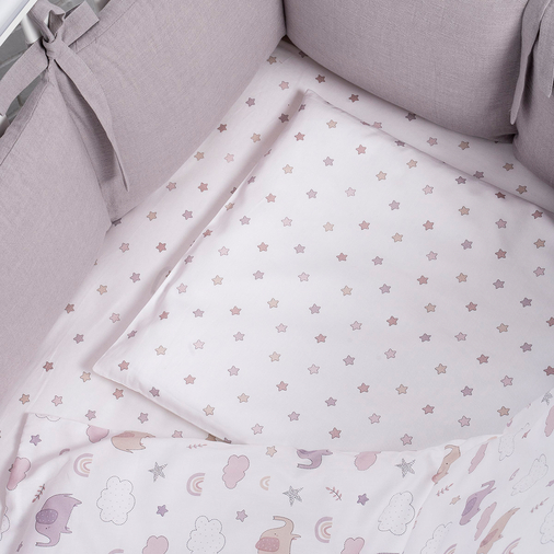Perina Fancy Lilac - Baby bedding set - image 4 | Labebe