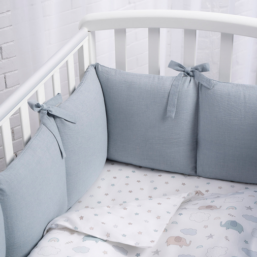 Perina Fancy Blue - Baby bedding set - image 2 | Labebe