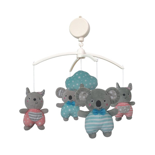 Baby Mix Koalas - Музыкальная карусель с плюшевыми игрушками - изображение 1 | Labebe