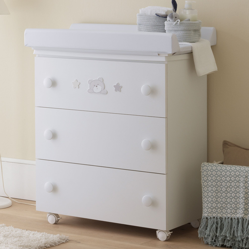 Pali Teo Bianco - Drawer chest with baby bath - image 1 | Labebe