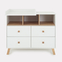 Rant Vester Cloud White - საბავშვო კომოდი გამოსაცვლელი დაფით - image 4 | Labebe
