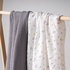 Perina Mushrooms Set of 2 - Baby muslin swaddles set - image 1 | Labebe