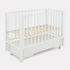 Rant Bergen Plus Cloud White - Baby cot with universal swing and drawer - image 1 | Labebe