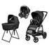 Peg Perego Veloce Town & Country True Black - საბავშვო ეტლი ტრანსფორმერი ავტოსავარძლით - image 1 | Labebe