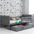 Interbeds Rino Graphite - Teen wooden bed - image 1 | Labebe