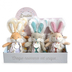 Lapin De Sucre Dolls Pacifier With Rattle Assortment - Soft toy with a handkerchief and pacifier holder - image 1 | Labebe