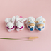 Cerise Booties With Rattle - Baby slippers with rattles - image 5 | Labebe
