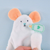 Doudou With Finger Puppet Mouse - Soft toy with a handkerchief - image 2 | Labebe