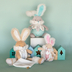 Lapin De Sucre Dolls Pacifier With Rattle Assortment - Soft toy with a handkerchief and pacifier holder - image 8 | Labebe