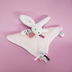 Happy Blush Doudou Pompon Pink - Soft toy with a handkerchief - image 6 | Labebe