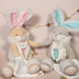 Lapin De Sucre Pink Doll With Doudou - Soft toy with a handkerchief - image 2 | Labebe
