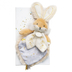 Lapin De Sucre White Doudou - Мягкая игрушка с платочком - изображение 1 | Labebe