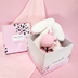 Happy Blush Doll Pompon Pink - Мягкая игрушка с платочком - изображение 4 | Labebe