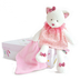 Attrape Reve Cat Doll With Doudou - Soft toy with a handkerchief - image 1 | Labebe