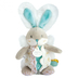 Lapin De Sucre Dolls Pacifier With Rattle Assortment - Soft toy with a handkerchief and pacifier holder - image 2 | Labebe