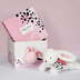 Happy Blush Doll Pompon Pink - Мягкая игрушка с платочком - изображение 5 | Labebe
