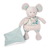 Doudou Botanic Organic Mouse Mm With Doudou Green Olive - Soft toy with a handkerchief - image 2 | Labebe