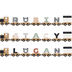 Tryco Letter Train Colors Letter "H" - Деревянная развивающая игрушка - изображение 4 | Labebe