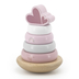 Label Label Stacking Rings Balance Pink - ხის განსავითარებელი სათამაშო - image 1 | Labebe