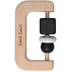 Label Label Teether Wood & Silicone Black & White - Wooden educational toy with a teether - image 2 | Labebe