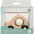 Label Label Teether Toy Wood & Silicone Car Black & White - Wooden educational toy with a teether - image 3 | Labebe