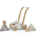 Label Label Educational Baby Walker Blue - Деревянная развивающая игрушка - изображение 1 | Labebe