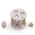 Label Label Shape Sorting Wheel Pink - ხის განსავითარებელი სათამაშო - image 2 | Labebe