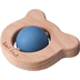 Label Label Teether Toy Wood & Silicone Bear Head Blue - ხის განსავითარებელი სათამაშო ღრძილების მასაჟორით - image 2 | Labebe