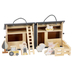 Tryco Wooden Foldable Farmhouse - Деревянная развивающая игрушка - изображение 3 | Labebe