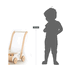 Label Label Educational Baby Walker Blue - Деревянная развивающая игрушка - изображение 2 | Labebe