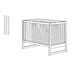Hugs Factory Step Out White - Baby bed - image 8 | Labebe