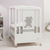 Foppa Pedretti My Little Love Bianco - Wooden baby cot on wheels - image 1 | Labebe