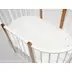 SKV Company Round & Oval - Baby transforming crib with universal swing mechanism - image 6 | Labebe