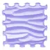 ORTOTO Sandy Waves / Stiff (Lavender) (1 pcs.-30*30 cm) - Massage Puzzle Mat - image 1 | Labebe