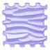 ORTOTO Sandy Waves / Stiff (Lavender) (1 pcs.-30*30 cm) - ხალიჩა-ფაზლი ფეხების სენსორული მასაჟისთვის - image 1 | Labebe