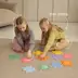 ORTOTO Hands And Feet Coordination Game Mini Puzzle Set (12 pcs.-15*15 cm) - Набор ковриков-пазлов для сенсорного массажа стоп - изображение 4 | Labebe