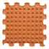 ORTOTO Little Pyramids / Stiff (Pumpkin Orange) (1 pcs.-30*30 cm) - Massage Puzzle Mat - image 1 | Labebe