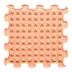 ORTOTO Little Pyramids / Soft (Earth Pastel) (1 pcs.-30*30 cm) - Коврик-пазл для сенсорного массажа стоп - изображение 1 | Labebe